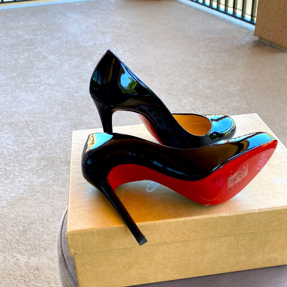 Christian Louboutin authentic shoes. Worn once at house dinner